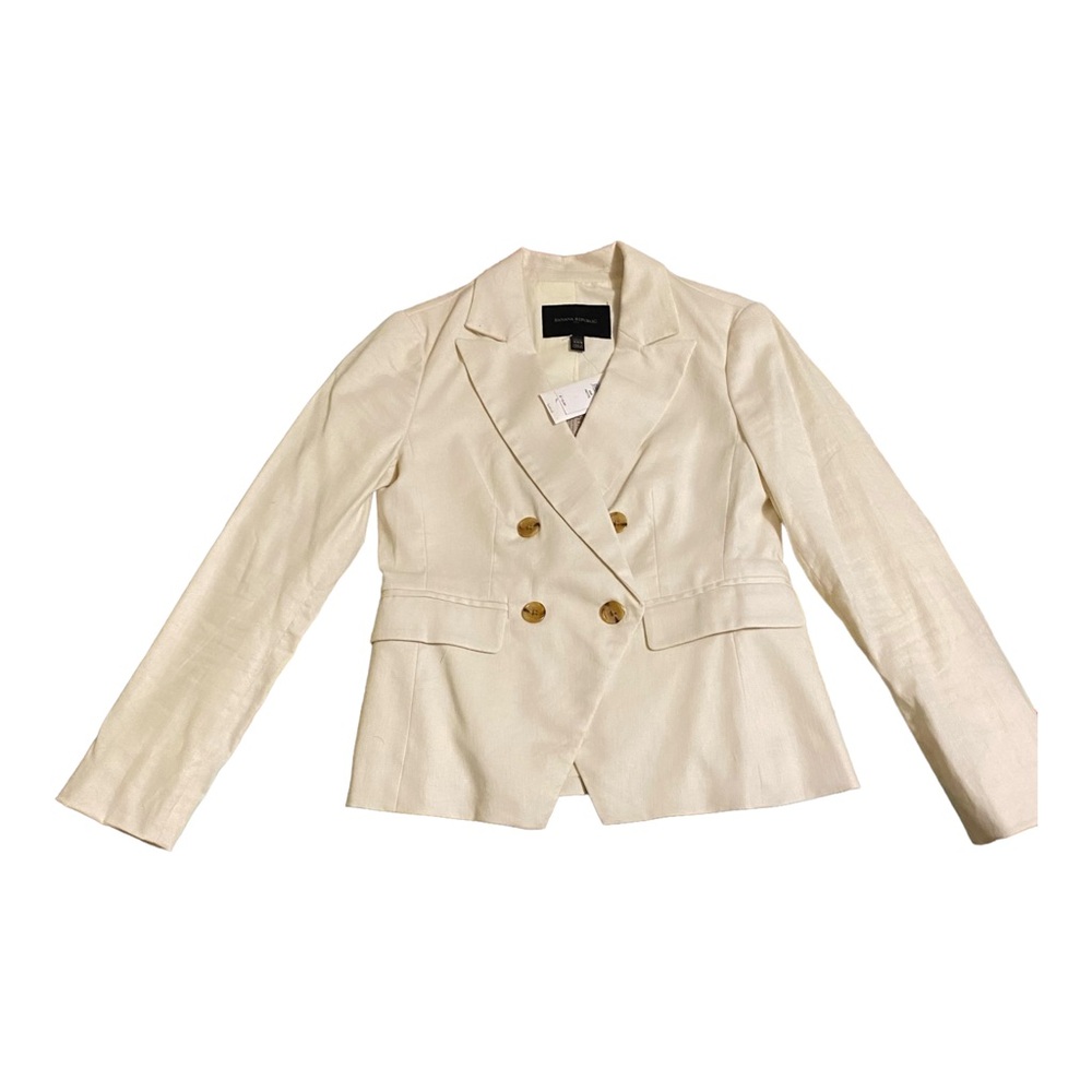 NWT Banana Republic Linen Blend Blazer